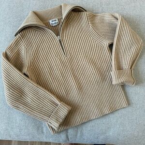 Acne Studios Devon Wool Half zip / 100% wool